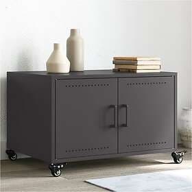 vidaXL Coffee Table Black 68x50x43.5 cm Cold Rolled Steel