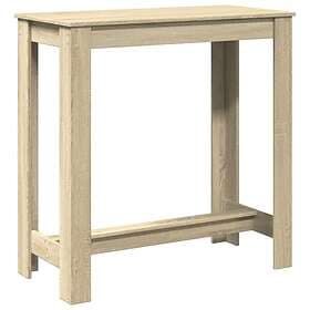 vidaXL Bar table sonoma oak 102x50x103.5 cm constructed wood
