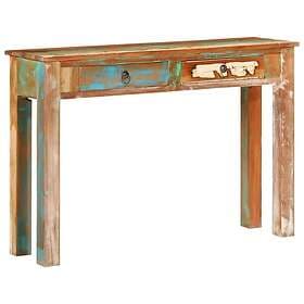 vidaXL Accent Table Brown 110x30x75 cm Solid Reclaimed Wood 80040