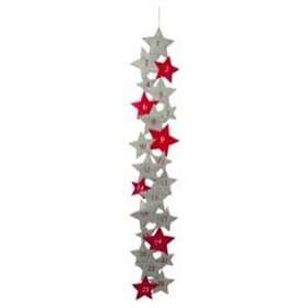 Festive Felt Star Advent Calendar 100cm
