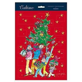 Quentin Blake Red Christmas Tree Caltime Advent Calendar