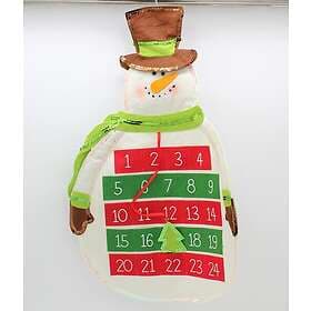 Felt Sequin with Pockets Christmas Snowman Advent Calendar