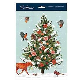 Woodland Winter Wildlife Birds Christmas Tree Advent Calendar