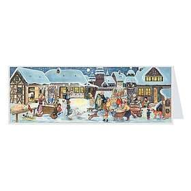 Market in the Snow Panoramic Richard Sellmer Advent Calendar