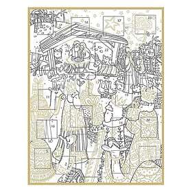 Caspari Colouring Book Nativity by Jane Hayes Advent Calendar