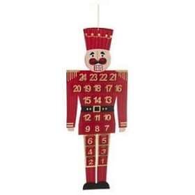 Festive Red Advent Calendar 80cm Solider P029594