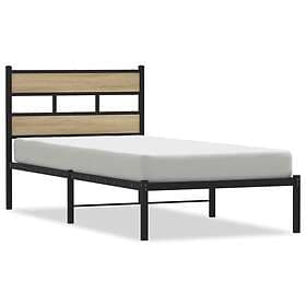 vidaXL Bed Frame 80x200 cm metal sonoma oak