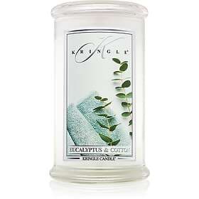 Kringle Candle Eucalyptus & Cotton Scented Candle 624g