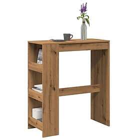 vidaXL Bar table with shelf artisan oak 90x40x103.5 cm engineered wood