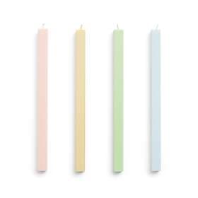 Hay Square Candle Set of 4