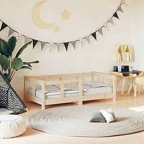 vidaXL Bed Frame 70x140 cm solid pine