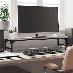 vidaXL TV Stand 85x23x15.5 cm engineered wood grey sonoma