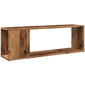 vidaXL TV Stand 100x24x32 cm aged wood engineered wood
