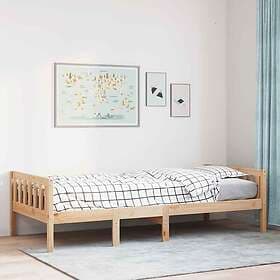 vidaXL Barnsäng utan madrass 80x200 cm massiv furu