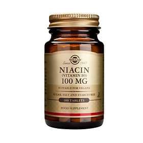 Solgar Niacin 100mg 100 Tablets