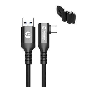 Vortex VR Oculus Link VR-kabel 3 m fästanordning USB-A för Oculus Quest 2 (eller