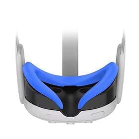 Vortex VR Ansiktsskydd i silikon för Meta Quest 3 Blue