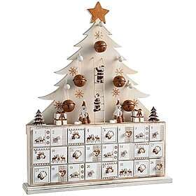 WeRChristmas Wooden Tree Advent Calendar