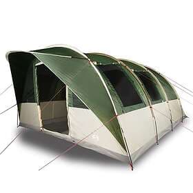 vidaXL Tunnel Tent 5 persons green waterproof