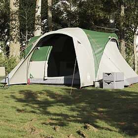 vidaXL Family Tent dome 6 person green waterproof