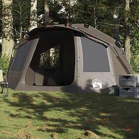 vidaXL Family Tent 5 persons gray waterproof