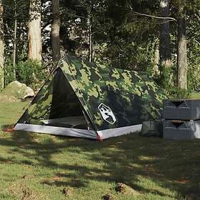 vidaXL Campingtält 2 persons camouflage waterproof