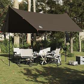 vidaXL Tarp brun 462x306x211 cm vattentät