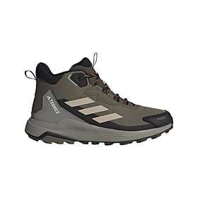 Adidas Men's Terrex Anylander Mid RAIN.RDY Hiking Shoes UK Olive BLACK/CARBON/GR