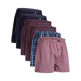 Danish Endurance Woven Boxer Shorts 6-pack