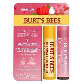 Burt's Bees Tinted Lip Balm Stick 2-pack