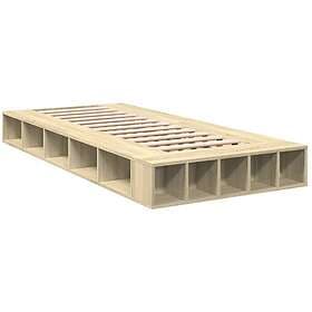 vidaXL Bed Frame 90x190 cm sonoma oak engineered wood