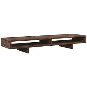 vidaXL Skärmställ brun ek 100x27x15 cm konstruerat trä