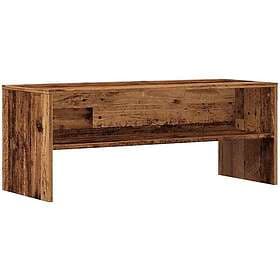 vidaXL TV-bänk åldrat trä 100x40x40 cm constructed wood