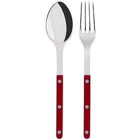 Sabre Paris Bistrot Serving Set Solid Burgundy Serveringsbestick