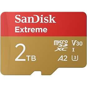 SanDisk Extreme MicroSDXC UHS-I U3 V30 A2 240MB/s 2TB