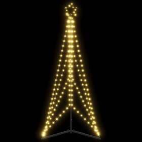 vidaXL Christmas Tree Lights 363 LEDs Warm White 182 cm