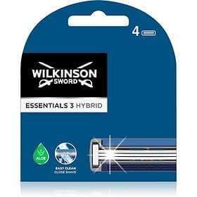 Wilkinson Sword Essentials 3 Hybrid Ersättningsblad 4 st. male