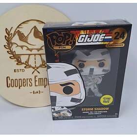 Funko Pop! Cartoons Pin: Gi Joe Storm Shadow (glows In The Dark) #24 Large Ename