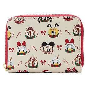 Loungefly Disney Mickey And Minnie Hot Cocoa Mugs Aop Zip Around Wallet (wdwa235