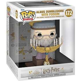 Funko ! POP Deluxe HP Dumbledore w/Podium Figur