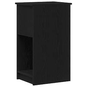 vidaXL Datorstativ TV Stand with drawer black 35x45x77 cm