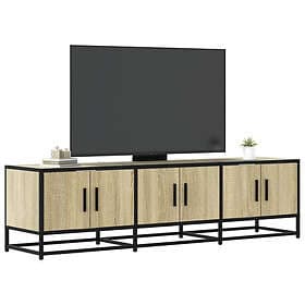 vidaXL Tv-bänk sonoma-ek 150x35x41 cm konstruerat trä och metall