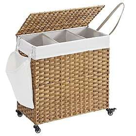 Songmics LCB363N01 Handwoven Laundry Basket 140L