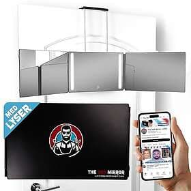 360° spegeln med LED Self Cut Spegel