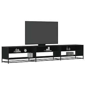 vidaXL Tv-bänk svart 270x40x46 cm konstruerat trä