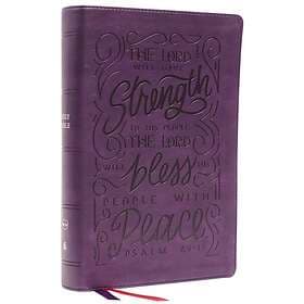 NKJV, Giant Print Center-Column Reference Bible, Verse Art Cover Collection, Lea