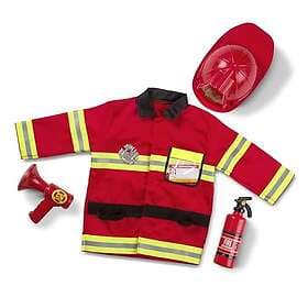 Melissa & Doug Utklädningsset för roll-lek brandchef Halloween costume 96549
