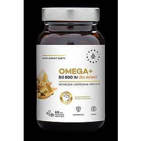Aura Herbals Omega+ Vitamin D3 800 Iu For Children 60 Twist-Off capsules