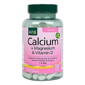 Holland & Barrett Calcium Magnesium & Vitamin D 120 vegetarian Tablets