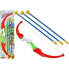 Lean Toys Archery Set Bow Arrows With Suction Cups 3 Pieces